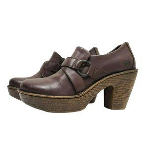 Born shoes, Heels, zip up, Women's size 8